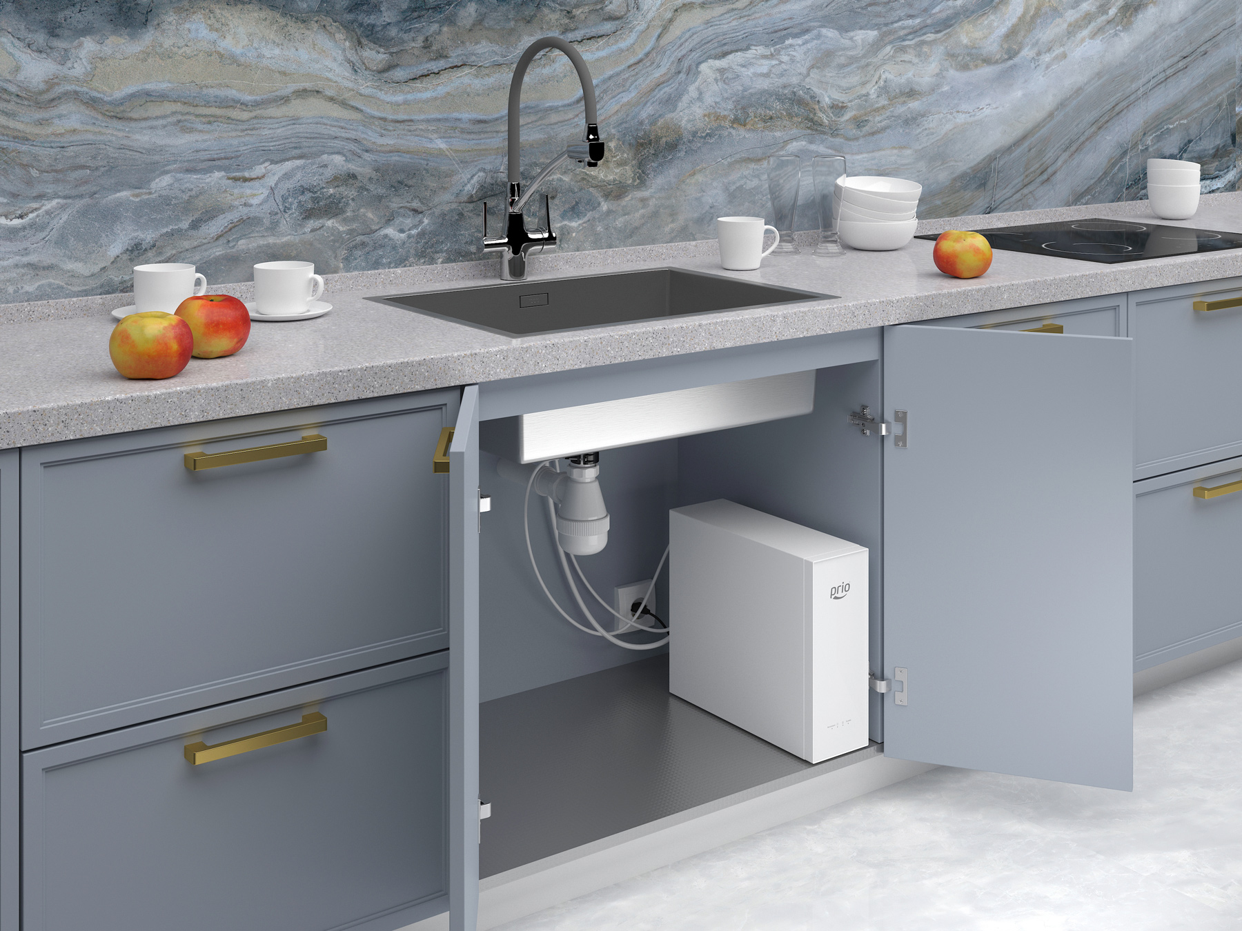 Praktic CDX800 — прямоточная система обратного осмоса