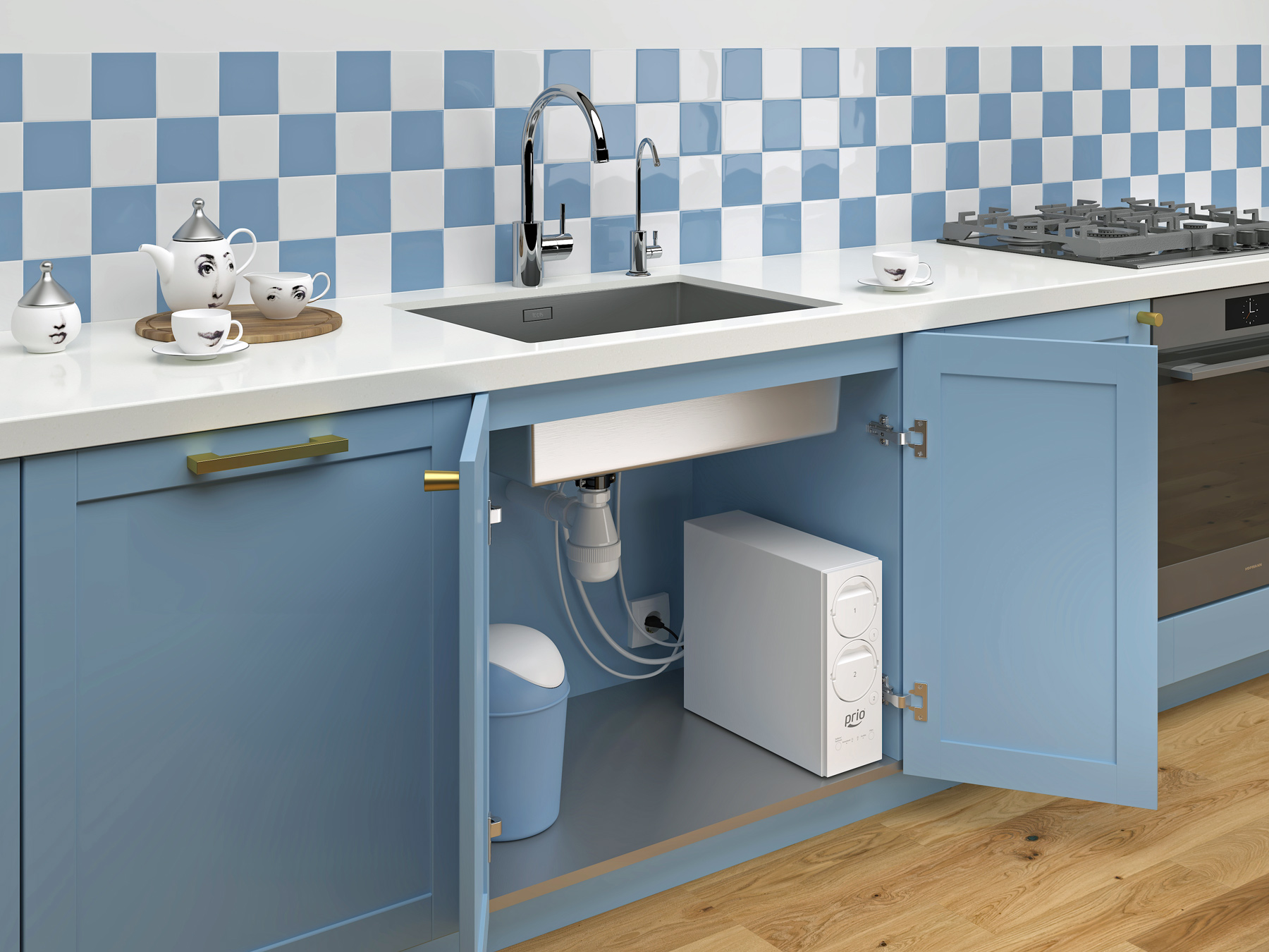 Praktic CDX600 — прямоточная система обратного осмоса